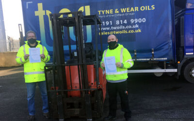 Forklift Training Success at Tyne & Wear Oils